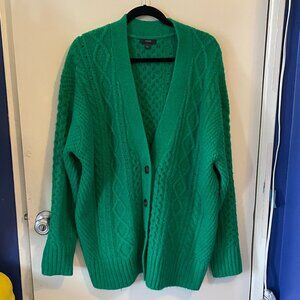 J. Crew Cable Knit Cardigan